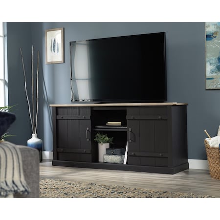 Sauder Entertainment Credenza Rao , Accommodates up to a 70 in. TV weighing 95 lbs 429346